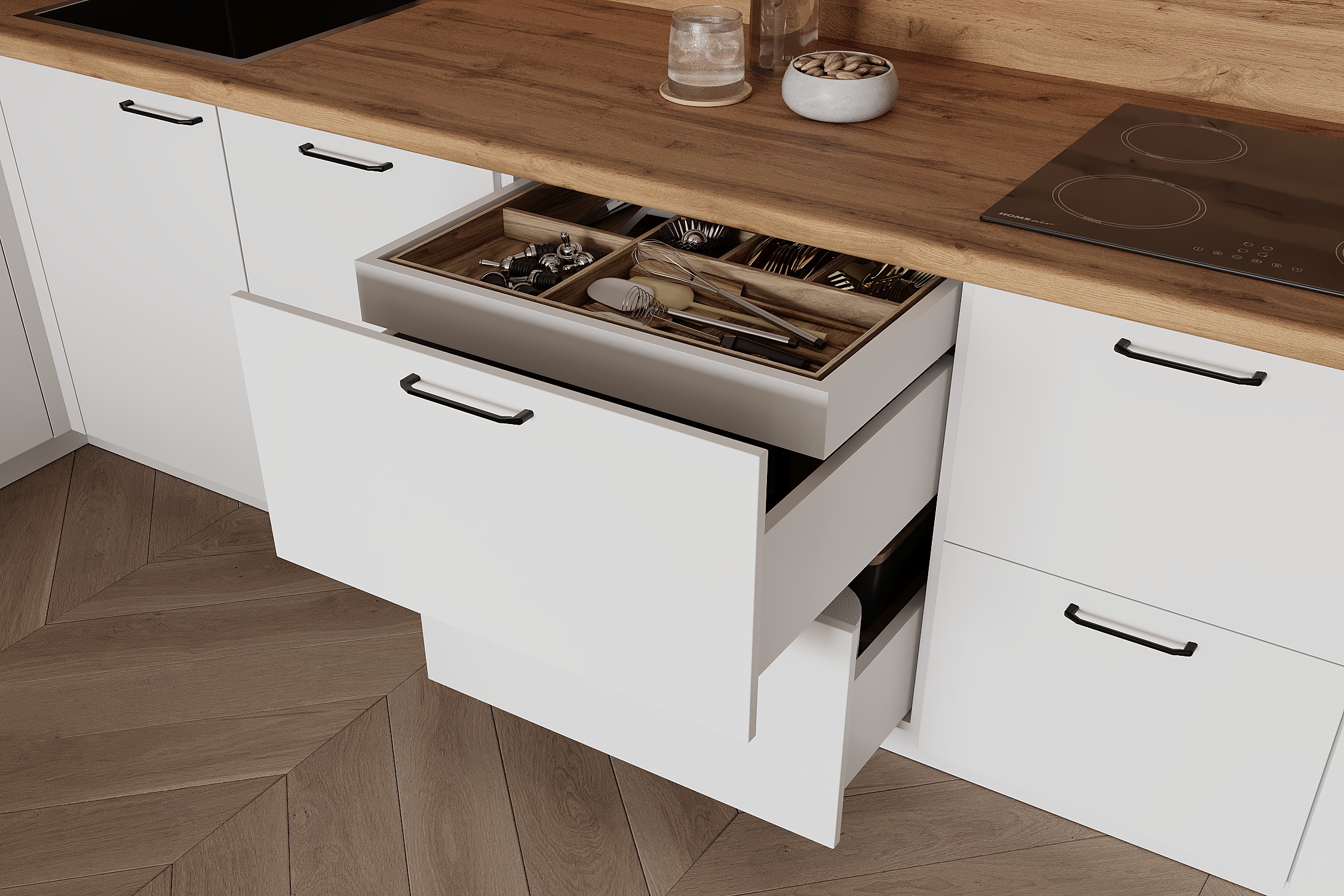 КГ Угловой 1500х3150 (с пм) Эмаль, Белый  Арника РМ в.5