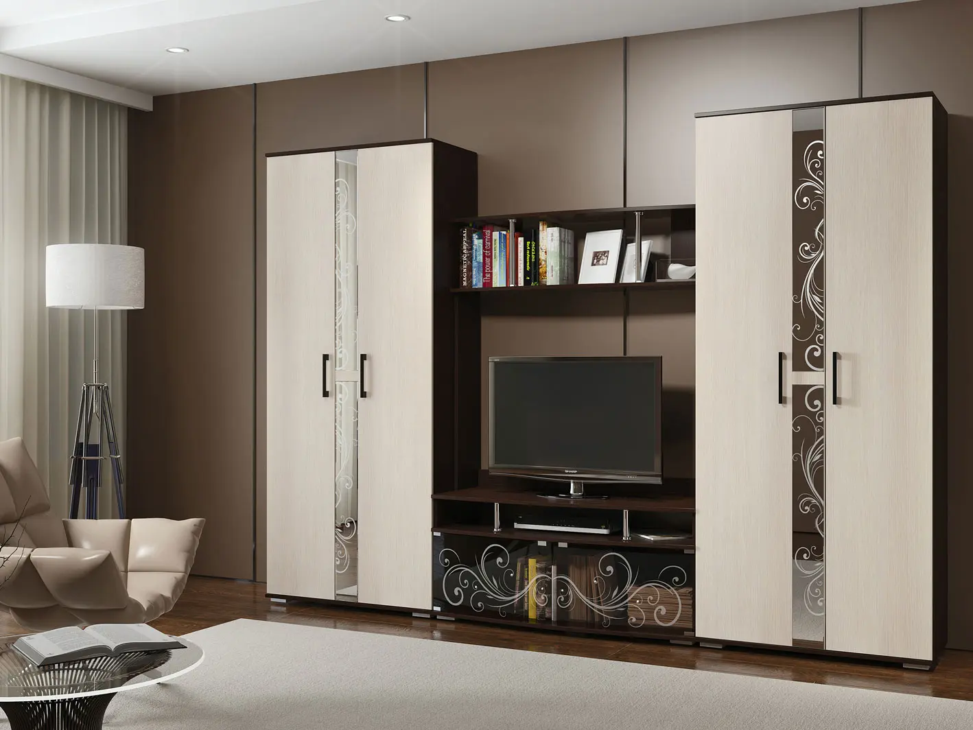 Шкаф распашной Флоренция Ш-2