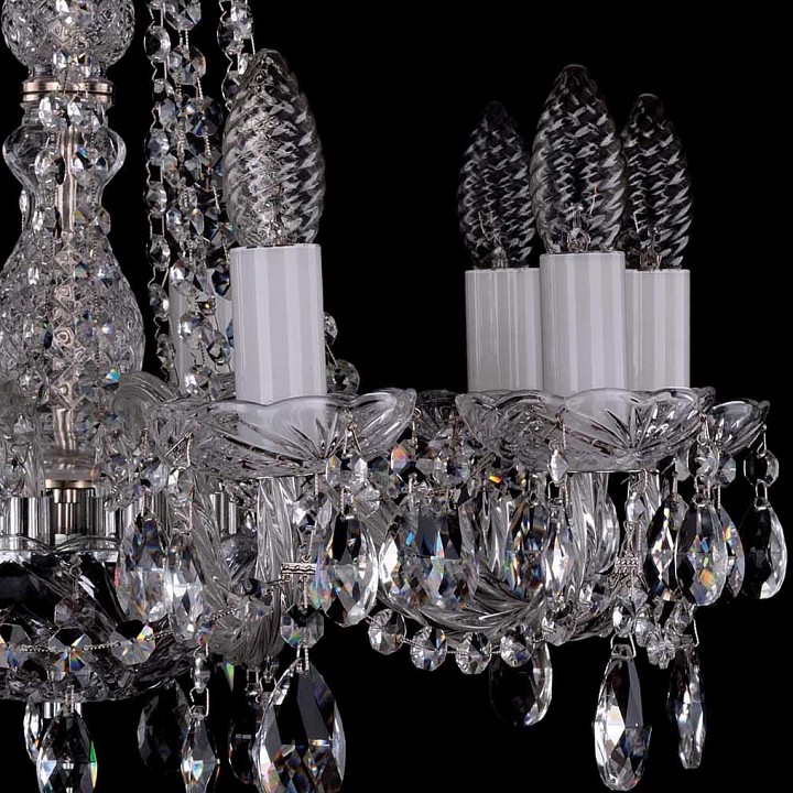 Подвесная люстра Bohemia Ivele Crystal 1402 1402/10/160/Ni