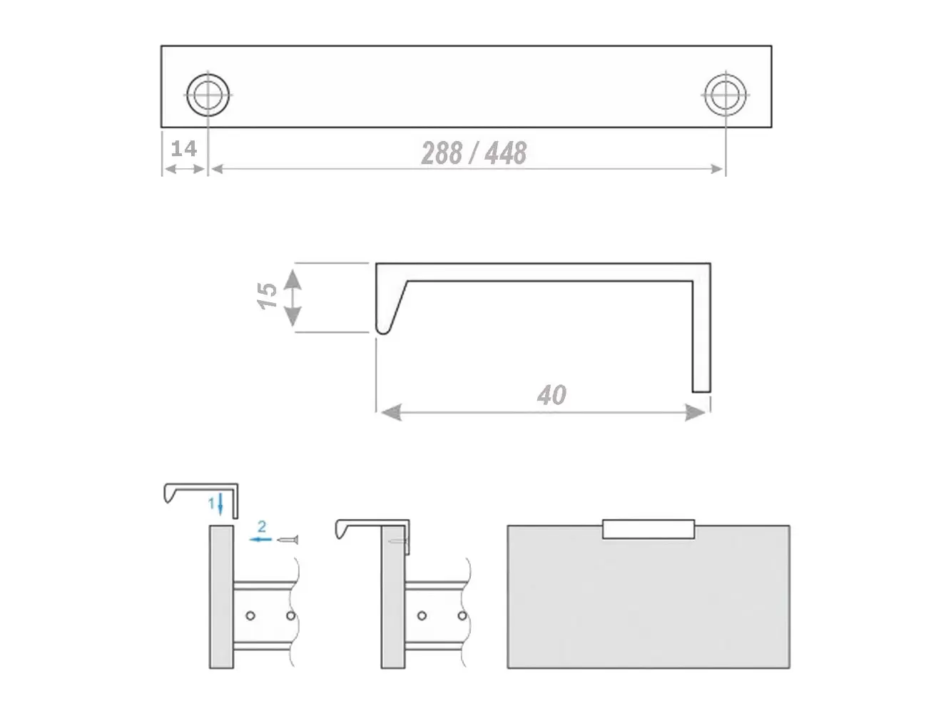 Ручка-профиль СА-1
