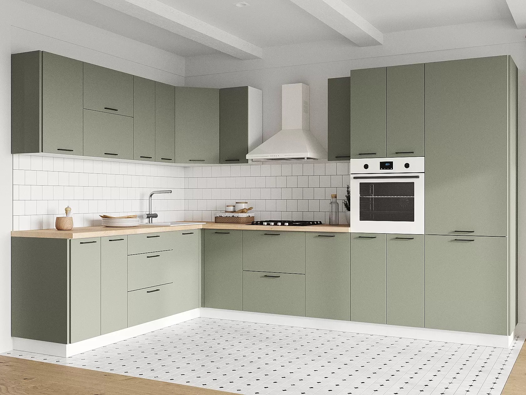 Кухонный гарнитур Аурелио 320х220 см