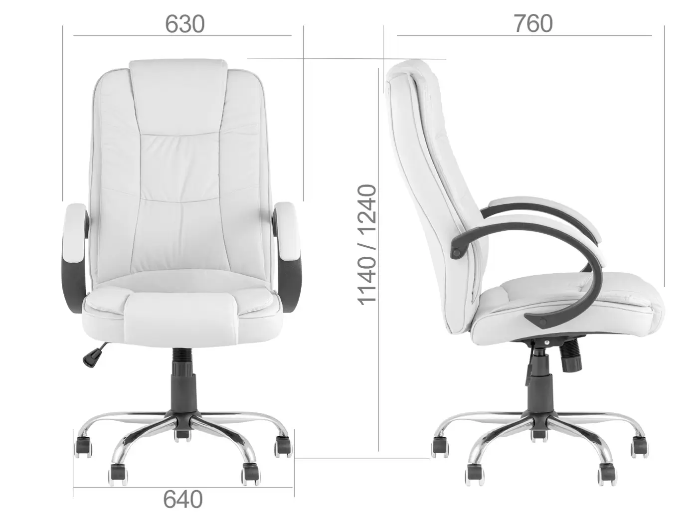 Кресло руководителя TopChairs Atlant NEW